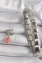 316L Steel Silver Color Dangle Dragon Fruit Model Nomination Charm - 2