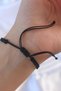 Silver Color Zircon Stone Crown Figure Macrame Bracelet - 2