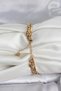 316L Steel Gold Color Dorica and Italian Chain Model Women's Bracelet - 2
