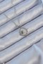 316L Steel Silver Color Zircon Stone Enameled Polar Star Necklace