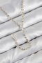 Brass Zircon Stone Gold Color Women's Y Necklace