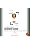 Handmade Elegant Copper Hammered Pattern Cocktail Glass 20X8Cm - 2