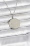 316L Steel Silver Color Ayetel Kursi and Allah Written Necklace - 2