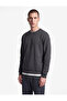 Ribbed Regular Fit Crew Neck Long Sleeve Sweatshirt - 2