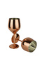 Stylish, Modern Handmade Copper Red Cocktail Glass 20X8Cm - 3