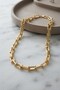 Gold Color Brass Tiffany Model Women's Necklace