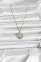 316L Steel Chain Gold Color Zircon Stone Sea Themed Women's Necklace - 2