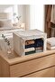 3 Pieces Steel Framed Cabinet Organizer 48X38X28 Shelf Storage Organizer with Window - 4