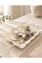2-Person Azuri Porcelain Tray Coffee Cup Set