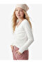 Cotton Long Sleeve V-Neck Drawstring T-Shirt
