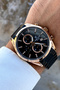 100% Original Black Steel Cord Bracelet Gift All Functions Active Men's Wristwatch - 3