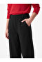 Viscose Blended Elastic Waist Balloon Form Pants - 2