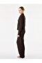 Viscose Blended Comfortable Fit Camisole Shirt Collar Pajama Set - 3