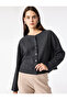 Long Sleeve Crew Neck Buttoned Basic Cardigan - 2