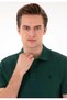 Gtp04Iy026 Dark Green Men's Polo Collar T-Shirt Pu-8731 - 2