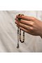 Silver Kazaz Tasseled Tight Amber Rosary - 3