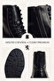 Spanish Leather Zippered Laced Waterproof Double Layer Top Quality Boots Boots - 7