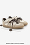 Women's Sneaker Retro Double Lace-Up Suede Sports Shoes Forden Beige - 8