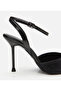 Women's Black Stone Evening Dress Stiletto - 5