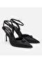 Women's Black Stone Evening Dress Stiletto - 2