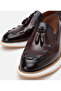 Men's Leather Brown Tassel Detailed Classic Loafer - 3