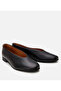 Women's Leather Black Ballerinas - 2