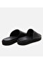 Men's Leather Black Textured Ultra Light Sole Slippers - 5