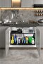 Expandable Adjustable Shelf Organizer with Plastic Baskets for Kitchen and Bathroom - 4