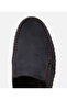 Genuine Leather Navy Blue Men's Casual Shoes - 5