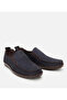 Genuine Leather Navy Blue Men's Casual Shoes - 2