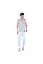 Tank Top for Men 3PCS 100% Combed Cotton Sleeveless – Grey/Black/Navy Blue - 5