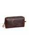 Capella Genuine Leather Crazy Brown Unisex Handbag - Customizable, with Keychain Gift - 5