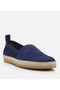Men's navy leather loafer - 2