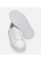 Men's Leather White Casual Shoes - 6