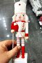 New Year Decoration Original Wooden Nutcracker Set of 3 25 cm - 8