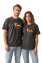 Smoked Color Regular Fit Printed Men's Tshirt Ntr4005