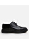Men's Leather Black Casual Shoes