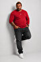Large Size Crew Neck Classic Sweat 23216 Claret Red - 2