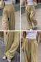 Gülseli Women's Elastic Waist Palazzo Sweatpants - 3