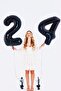 Black 24 Number Foil Balloon - 3