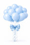 Blue Macaron Balloon 20Pcs 12Inch