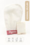 2 Piece Flush Silk Ecru Pouch and Facial Pouch Set