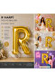 Letter R Foil Balloon Gold Color (100 cm) - 2