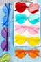Heart Glasses Bride Party Colorful Rimless 8Pcs - 6