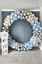 Chrome Silver Pastel Smoke Storm Blue Balloon 60Pcs Chains and Pump