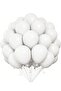 12Th White Matte Balloon 20 Pieces - 4