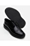 Men's Leather Black Casual Shoes - 4