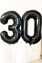 Black 30 Number Foil Balloon 80 cm - 5