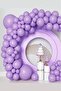 Lilac Macaron Balloon 20Pcs 12Inch - 5