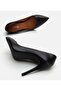 Women's Leather Black Stiletto - 6